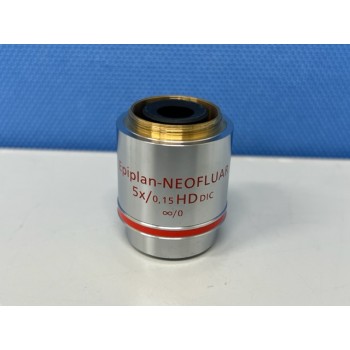 Zeiss 44 23 25 Epiplan-Neofluar 5x/0.15 HD DIC ∞/0 Microscope Objective Lens